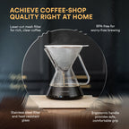 Pour Over Coffee Maker with Filter