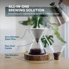 Pour Over Coffee Maker with Filter