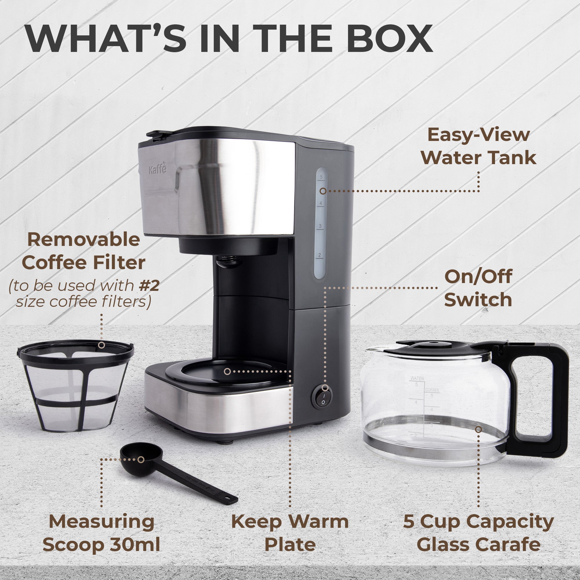Coffee Maker (5-Cup)